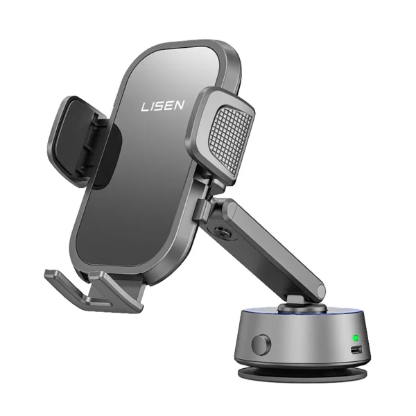 Electric Vacuum Suction Car Phone Mount