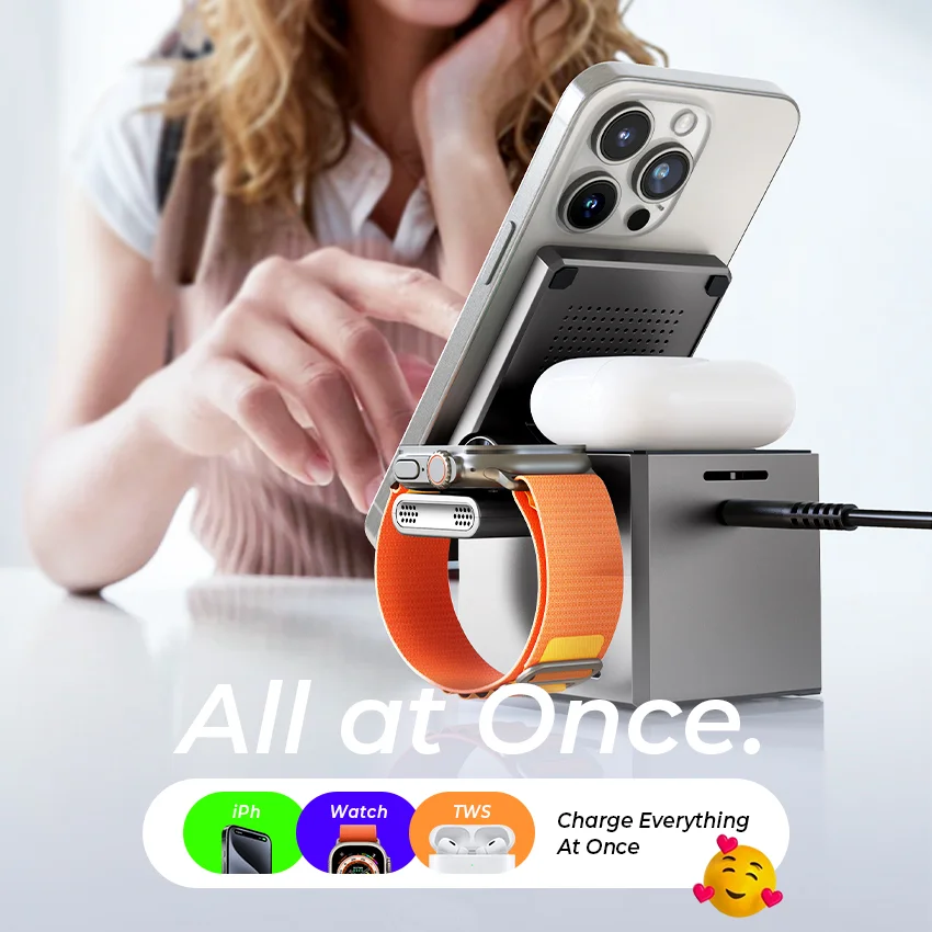 3in1 Magnetic Wireless Charging Stand - Image 3